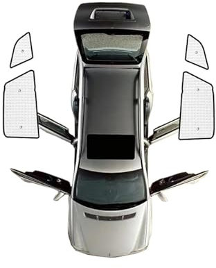 Coche Parasoles para Hyundai para Santa para Fe 2007-2012 CM Inokom Cobertura Completa Parasoles Parabrisas Windows Visor Accesorios De Coche Parasol(Color:Rear Windows)