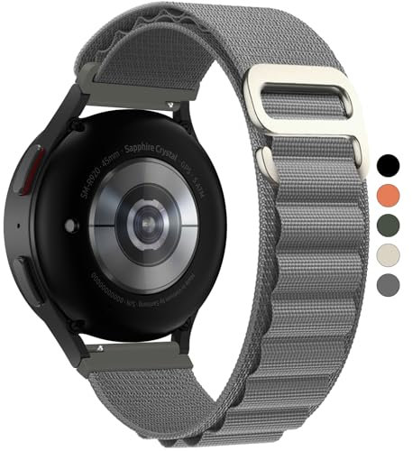 OUTPUTBT 22mm Nylon Uhrenarmband für Huawei Watch 4/4 Pro Armband für GT 4 46mm Ersatzarmband für Huawei GT 3 46mm/Watch 3/3 Pro 46mm/3 Pro new/GT 3 Pro 46mm/GT 3 SE/GT Runner/Sport Damen Herren