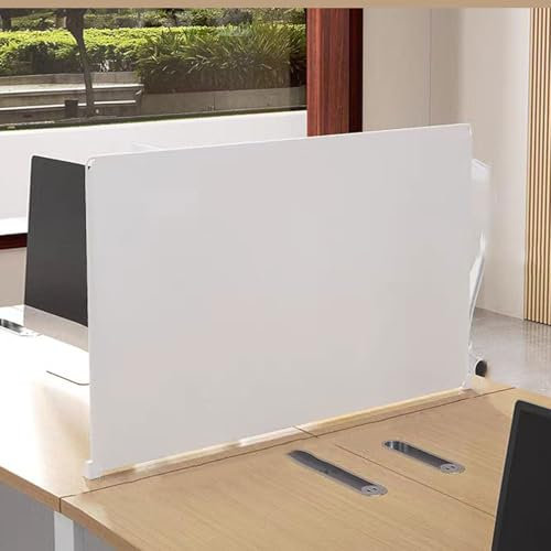 Unikicool Acrylic Desk Panel Office,Privacy Panel Acrylic Privacy Board,Divider Office Partition Tables,Privacy Screen For Counter,Table Desk,Portable Desk Partition Barrier Panel With Clamps