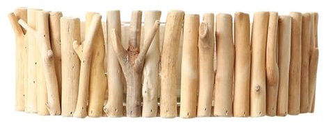 MagiDeal Planteur Mural à Fleurs en Bois, 31cmx12cmx10.5cm