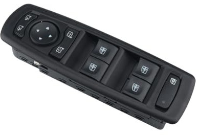 QKLsudua 254000015R Compatible con R-enault Fluence Laguna III 2007-2015 Interruptor de elevalunas eléctrico Window Master Control