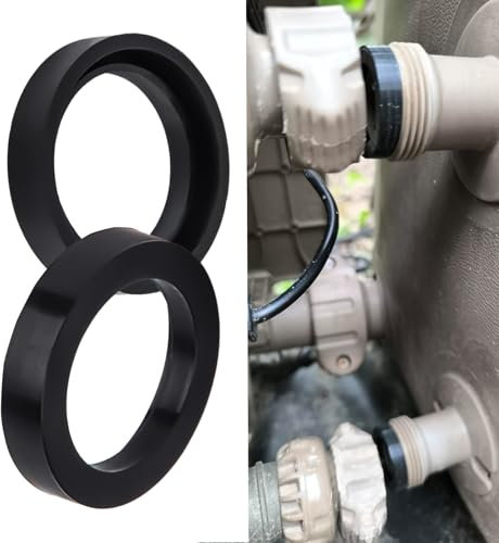 Pour Intex Pure Spa Simple Spa 2 pièces 11699 pour SSP-H-20-M SSP-H-20-1 C Hot Tub Pool Spa Pièces de connecteur en silicone Joints / joints empêchent les fuites avec joint entre les connecteurs 2B/C