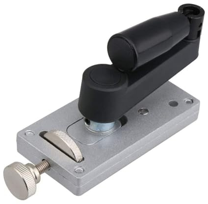 Fegtrtyoa Luthier Tool Fret Wire Bending Straightening Tool Adjustable Thumbwheel Easy Install Fret Wire Bender for Guitar,