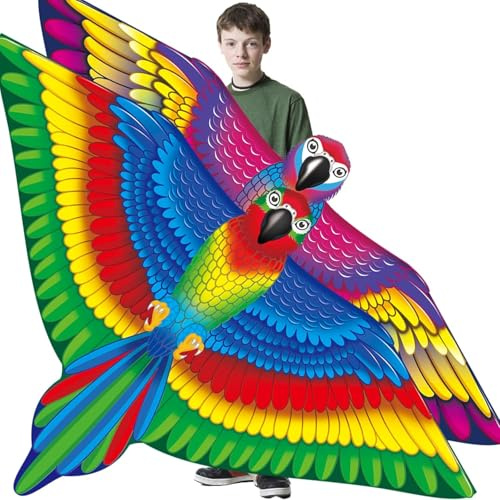 Drachen,2 Pcs Drachen Kinder und Erwachsene leichtes Fliegen bei starkem oder leichtem Wind im Park, Strand, Schaffung von Erinnerungen mit Familienmitgliedern