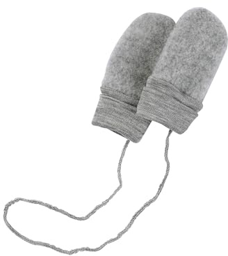 Engel Natur Fäustlinge aus Wollfleece, Natur, OneSize