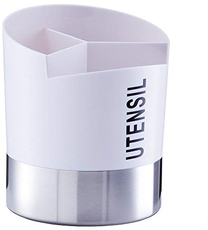 Zeller 2057672 Soporte para Utensilios de Cocina de plástico Blanco 14.5 x 17 cm