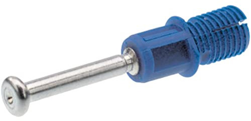 HETTICH Rapid S DU 325 47458 - Tasselli a montaggio rapido per mobili, in acciaio e plastica, 40,5 mm, colore: Blu zincato
