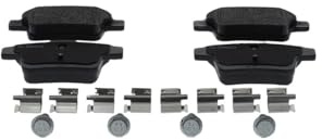 Bosch BP986 - Brake Pads Car Rear Axle - 1 Set of 4 Pads | Bosch Quality - Reduced Noise and Dust - ECE-R90 Certified - Copper-Free