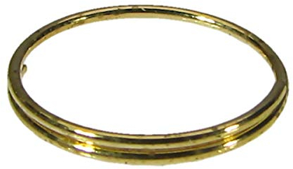100x Kristall Verbinder Ring Ø 10mm Messing ~ Kronleuchter Lüster