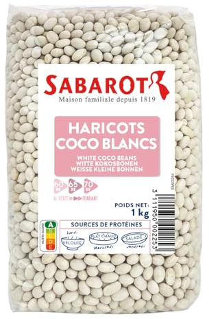 Haricots cocos blancs - Sachet 1Kg - Sabarot