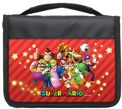 Hori 3DS-400E - Set d'accessoires Mario Nintendo 3DSXL - Sacoche + Boitier de Rangement + Stylet