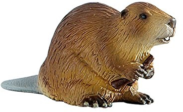 Bullyland 64456 - Spielfigur Biber, ca. 5 cm große Tierfigur, detailgetreu, PVC-frei, ideal als kleines Geschenk für Kinder ab 3 Jahren