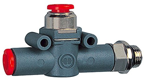 RIEGLER 106775-432.038-8 Schnellentlüftungsventil gef. Entl. G3/8 (Ausg.) - Schl.8 (Eing.), 1Stk