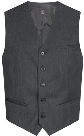 Greiff Größe 31 Corporate Wear Basic Herren Weste Comfort Fit Anthrazit Modell 1225