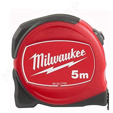 Milwaukee 0 - Metro a nastro sottile, 5 m / 19 mm