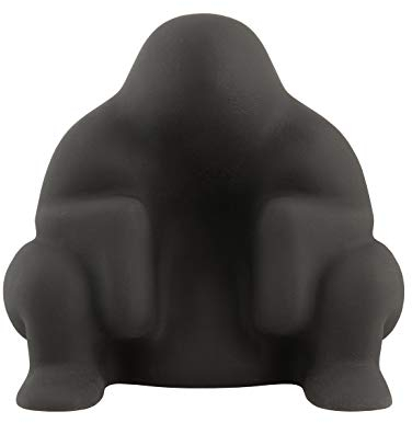 Alessi Dédé PS18 B - Design Türstopper aus Thermoplastischem Harz, Schwarz, One Size