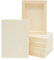 6 Pack Unfinished Wooden Canvas Boards, Wood Panels for Painting, Arts and Crafts (12.7 x 17.78 cm)