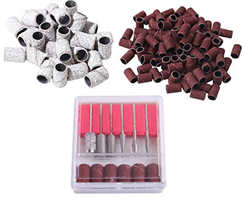 minkissy Nail Art Set 206pcs Manicure Tools Sanding Bands Japanese Manicure Kit