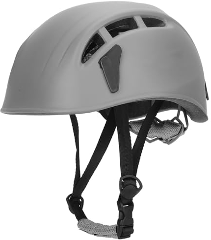 RiToEasysports Schutzhelm, Outdoor Sport Safety Head Protector Gear Helm zum Bergsteigen Klettern Rollschuhfahren Höhlenforschung, Bungee Jumping, Radfahren(grau) Bergsteiger-Schutzausrüstung