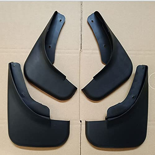 4Pcs Schwarz Auto Schmutzfänger Kotflügel für VOLKSWAGEN VW Golf 4 Mk4 Golf 5 Mk5 IV V Bora 2003-2008, Gummi Vorne Hinten Fender Radschützer Spritzschutz Set Body Fittings