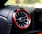 HIGH FLYING für A Klasse W177 V177, CLA C118 X118, GLA H247, GLB X247, B Klasse W247 2019-2023 Interieur Belüftung Gitter Dekor Metall 7 Stück (Rot)