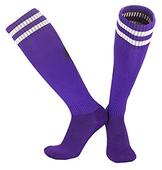 Calzini da calcio per ragazzi e ragazzi, per ragazzi, Viola, M