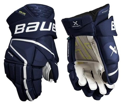 Bauer Vapor Hyperlite Handschuhe Senior, Größe:14 Zoll, Farbe:Navy