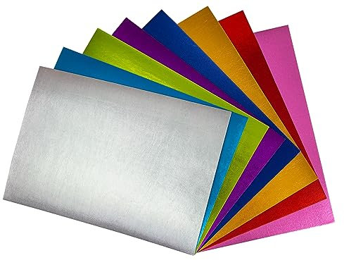 Interdruk Goma Eva Manualidades A4 Espuma Artesanal, Metálico, 8