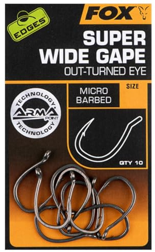 FOX Fox Edges Super Wide Gape Out Turned Eye Micro Barbed Hook