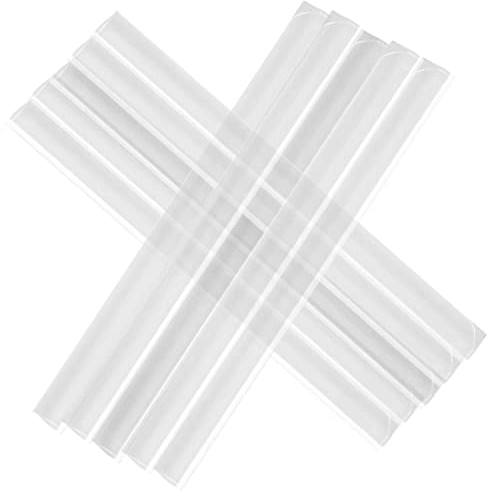 Hopelit 30 Stück PVC Befestigungsclips Sichtschutz, Sichtschutzstreifen für Doppelstabmatten, Klemmschiene für Sichtschutz Garten und Zaun - Transparent