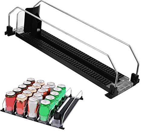 COLLBATH Soda Can Organizer Drink Pusher Propeller for Refrigerator Automatic Vending Machine Slide for Stores