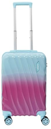 JET LAG, VO0010, 35L zweifarbiger Kabinenkoffer, 35 Liter Fassungsvermögen, Elegantes zweifarbiges Design, um 360° drehbare Räder, sicheres Code-Vorhängeschloss, Material: ABS