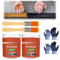 CLOUDEMO 1 pièce/300 g de rénovateur de Rouille, Agent de Conversion de Rouille, antirouille pour métal, convertisseur de Rouille, Peinture métallique (Black,2pcs)