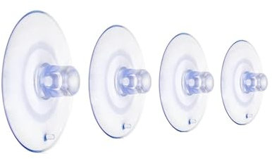 IOFIT 20 stücke Transparente Saugnapf Silikon Saugnapf Wand Küche Badezimmer Fenster Glas Haken Liefert PVC (Color : 20PCS, Size : 30MM)