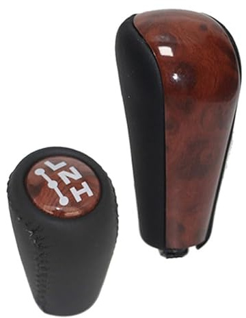 Coche Pomo Palanca Cambios para Toyota para Land para Cruiser para Prado FJ150 FJ120 2003-2009 Perilla Cambio Marchas Automático Cabeza Palanca Palanca Velocidad Coche (Color : Mahogany Pair)