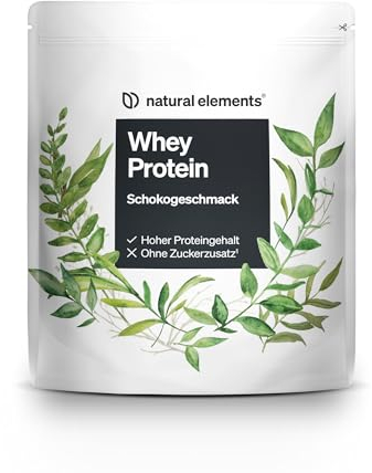 Whey Protein Pulver – Schoko – 1kg – 23g Protein pro Portion – für deinen Muskelaufbau, hochdosiert – in Deutschland produziert & laborgeprüft