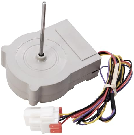 EAU63923603 - Conjunto de motor de ventilador evaporador de refrigerador compatible con LG Kenmore, reemplaza EAU65058305 AP6317197 PS12383671 EAP12383671 PD00045140 DC 12.0 V 1.0 A