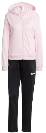 adidas Damen ESSENTIALS LINEAR TRACKSUIT, Clear Pink, XXL