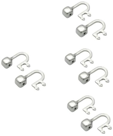Beavorty 4 Paar Nasenpolsterhalterung Augenglas Nase Nasenpads Arm Brille Nasenkissen Unterstützung Nasenpolster Arm Brille Nasenpolsterhalter Nasenpolster Arm Nase