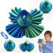 3D Gedruckter Zahnradball, 2025 New Gear Sphere, 3D Gedrucktes Gear Ball, Puzzle Würfel Fidget Toy, Whirling Wonder Fidget Ball, Schreibtischspielzeug zur Stressabbau (D)