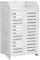 Modern 4 Tiers Shoe Cabinets with 2 Doors, Shoes Rack Shelf Display Organiser Furniture for Organised Storage, Bedroom, Living Room, Hallway White