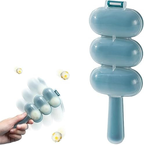 Blau Reis Ball Moulds,Reisbällchen Former,Reisbällchen Shaker,Rice Ball Maker DIY Kugel Form Sushi Hersteller Form Reisbällchenform Mit 3 Gittern