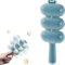 Blau Reis Ball Moulds,Reisbällchen Former,Reisbällchen Shaker,Rice Ball Maker DIY Kugel Form Sushi Hersteller Form Reisbällchenform Mit 3 Gittern