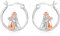 CHENGHONG Dog Earrings 925 Sterling Silver 17mm Labrador Hoop Earrings Hypoallergenic Dog Jewellery Labrador Gifts for Women Girls…