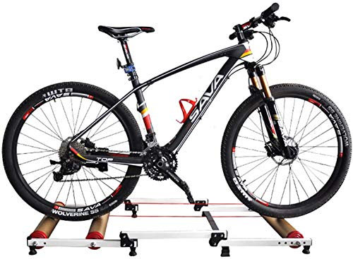 LYDBMYT Fahrradtrainer, Verstellbarer Indoor-Fitness-Radsport, Parabol-Roller, Fahrradtrainer, Fitness-Stationärrahmen für Mountainbikes