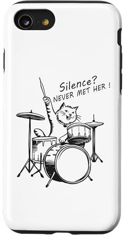 Custodia per iPhone SE (2020) / 7 / 8 Divertente batteria design per batterista