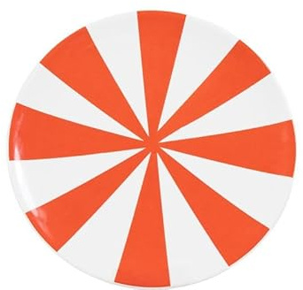 Blond Amsterdam Kuchenteller Rote Streifen, 18cm | Keramik, Rote Streifen Design, Für Gebäck & Kuchen, Mikrowellengeeignet, Handwäsche empfohlen