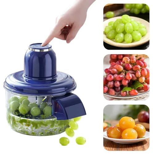 Electric Grape Peeling Machine, Automatic Fruit Vegetable Peeler Machines, Small Fruit Peeling Tool, Home Kitchen Aid Peeler for Elderly, Commercial Fruits Skin Remover Tool for Cherry, Tomatoes