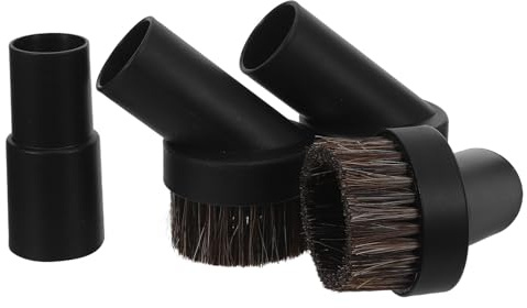 NAMOARLY Vacuum Dust Removal Brush Set with Universal Connector, Soft Bristle Carpet Cleaning Nozzle for Vacuum Cleaner Upholstery and Floor, 3pcs Dusting Sweeper Attachments for Home