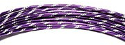 Diamant - Strass Effekt Aluminiumdraht Aludraht Alu Draht 2mm x 10m, Farbe:aubergine